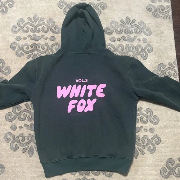 White Fox Boutique Green Hoodie - Picture 3 of 3